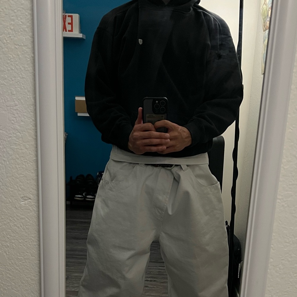 Brixton Black Hoodie Relaxed Fit Casual